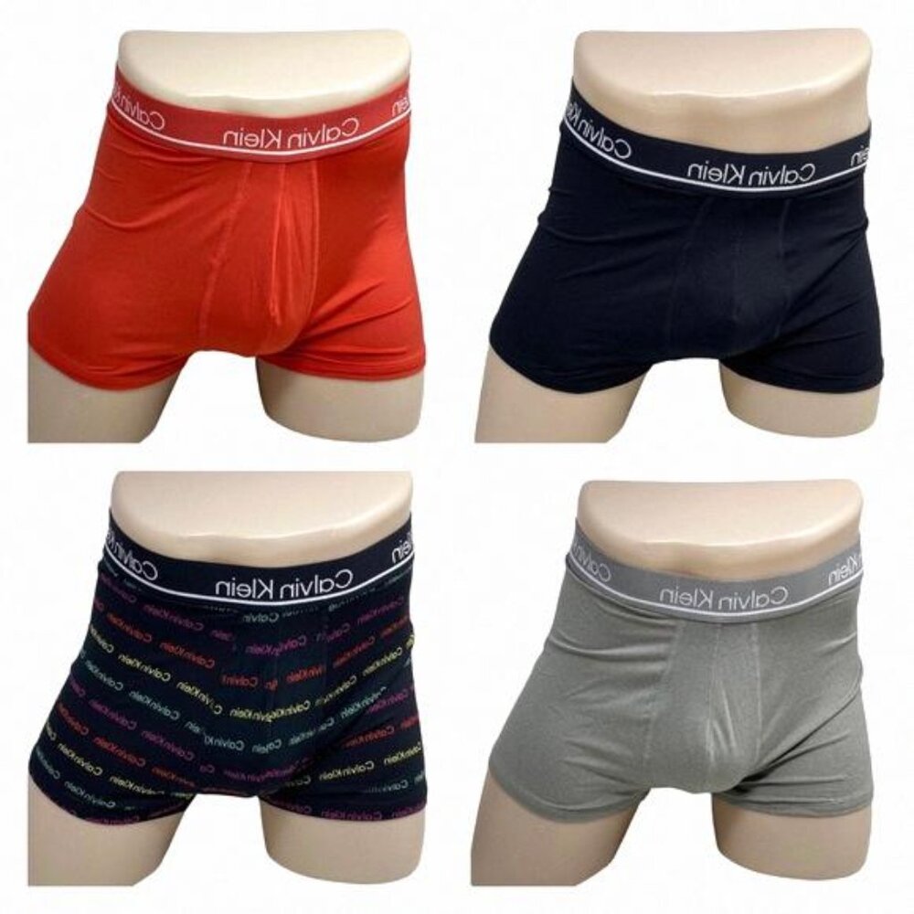 Calvin Klein Men's Microfiber 4 Pack Low Rise NP24460621 Underwear Multi Trunk
